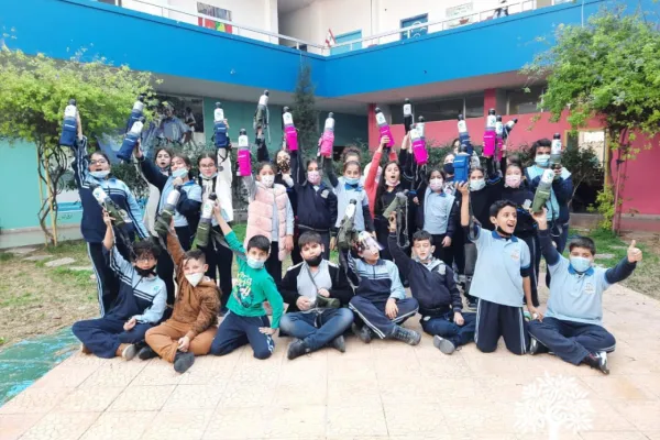 “Plastic-Free Schools” Campaign at Tyre Community School (TCS) gallery