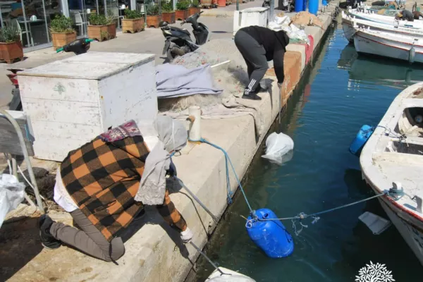 Cleaning Campaign at Tyre Port within the "Eco-Fisherman" Project gallery