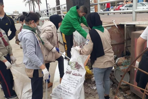 Cleaning Campaign at Tyre Port within the "Eco-Fisherman" Project gallery