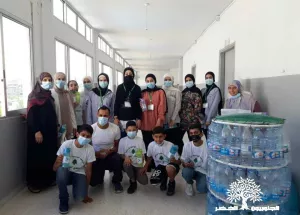 Distribution of Reusable Water Bottles to Environmental Club Students
