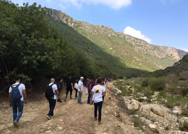 The Fifth Hike to Explore Wadi Zbeqin and Declare It a Natural Reserve